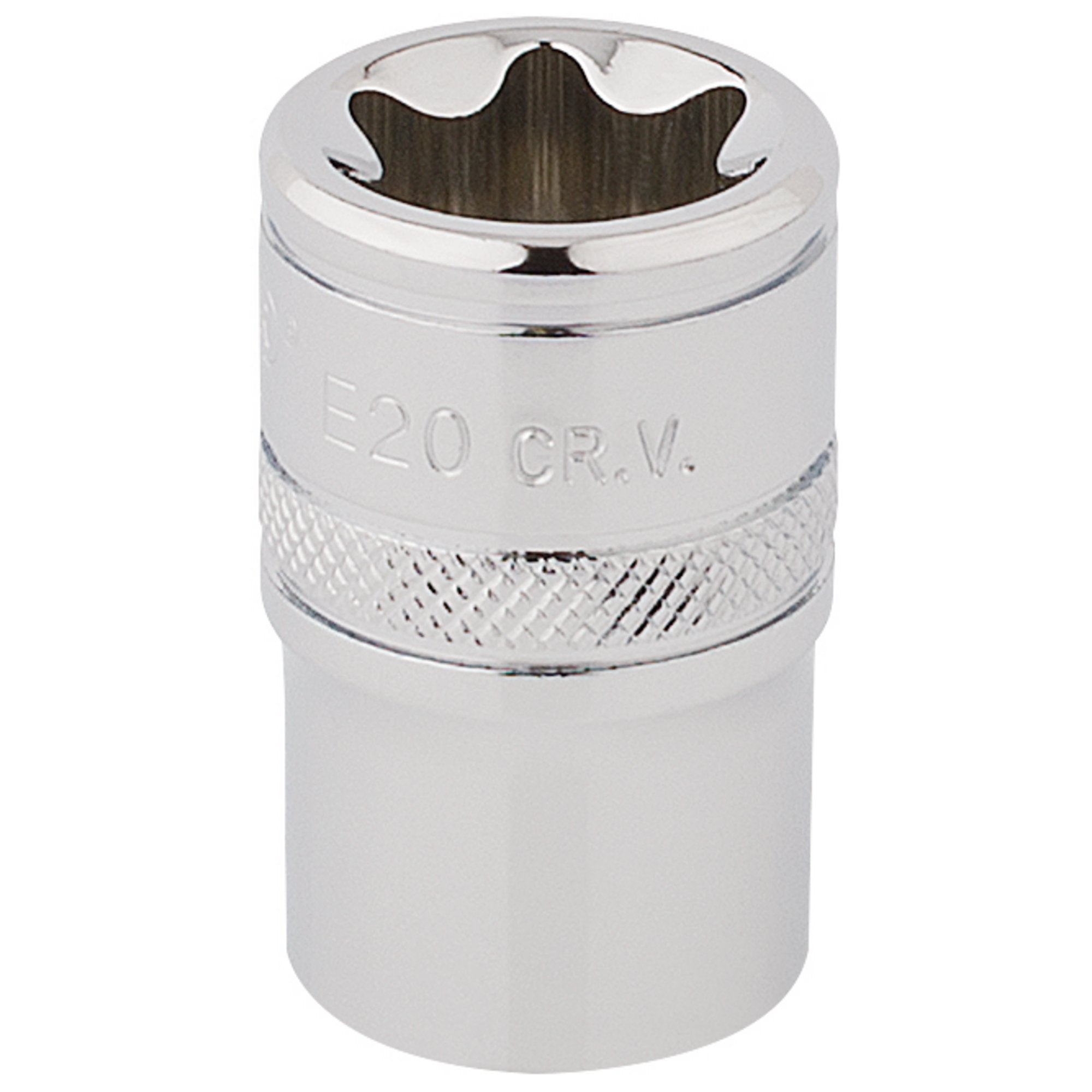 Draper-TX-STAR®-Socket,-1/2"-Sq.-Dr.,-E20